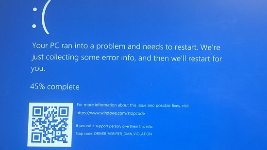 win11蓝屏DRIVER_VERIFIER_DMA_VIOLATION-欧欧colo教程网