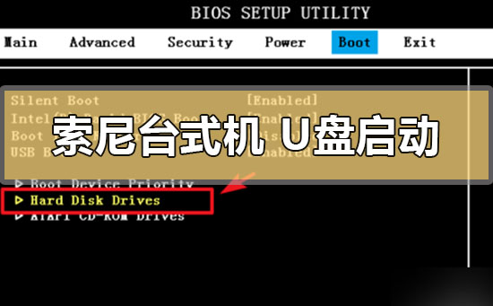 索尼sony台式机进入bios设置u盘启动的步骤方法教程-欧欧colo教程网