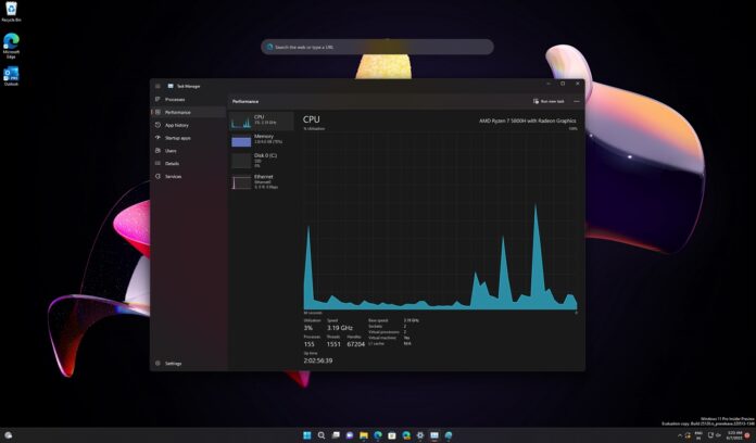 微软Win11 22H2新增新的任务管理器等功