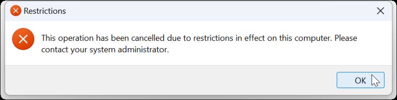 Windows 11如何阻止用户设置