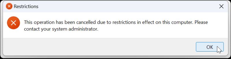 Windows 11如何阻止用户设置