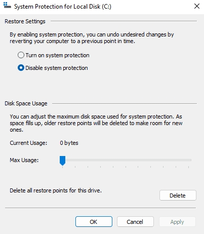 怎么查看Win11是否开启系统还原