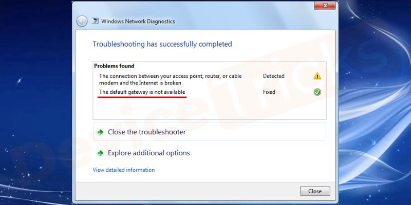 如何修复 Win10 上的“默认网关不可用”错误?-欧欧colo教程网