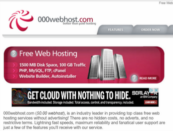 虚拟主机商 000webhost 000webhost被黑 000webhost数据泄露
